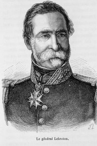 Portrait du général français Lebreton.