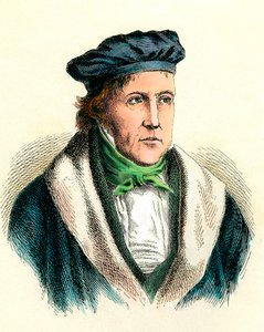 Portrait du philosophe allemand Georg Wilhelm Friedrich Hegel (1770-1831)