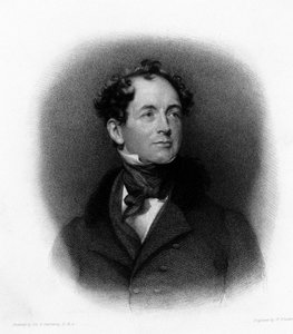 Portrait du poète irlandais Thomas Moore (1779-1852)
