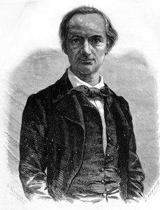 Portrait du poète Charles Baudelaire (1821-1867) Gravure du XIXe siècle - Unknown artist