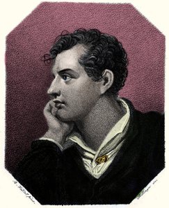 Portrait du poète George Gordon Byron - Unknown artist
