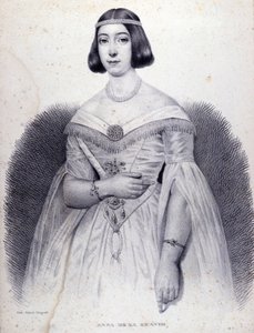 Portrait de la chanteuse Anna de La Grange (1824-1909).