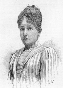 Princesse Stéphanie de Belgique (1864-1945), fille de Léopold II de Belgique, épouse de Rodolphe de Habsbourg.