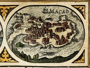 Représentation de Macao, détail dans Le Théâtre du monde
