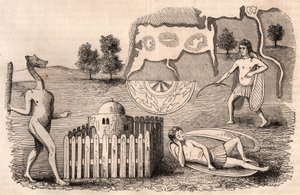 Représentation de tribus médiévales et d