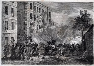Révolution 1830 - Mort du polytechnicien Louis Vaneau