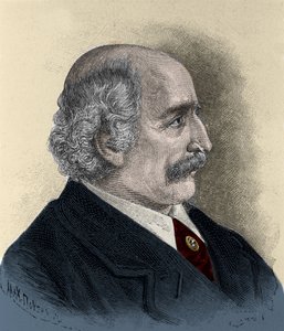 Risorgimento : portrait du patriote, philosophe, penseur politique Carlo Cattaneo (1801-1869) gravure du 19e siècle - Unknown artist