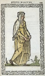 Femme romaine - dans "Habits et effigies" par Jean Slupérino