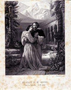 Rosina Stoltz et Gilbert Duprez dans l