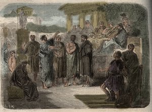 Saint Paul prêchant à Athènes - La prédiction de Saint Paul à Athènes - Discours de Paul à l