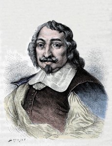 Samuel de Champlain, explorateur et colonisateur français (1567-1635). Colonisateur du Canada. Gravure de 1830 d