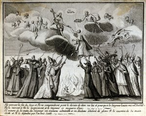 Vignette satirique contre le jansénisme. - Unknown artist