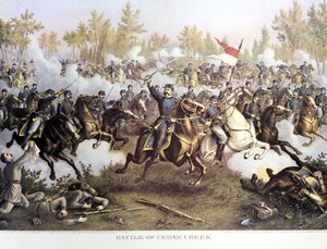 Guerre de Sécession (1861 - 1865) ou guerre civile américaine : 19 octobre - Unknown artist