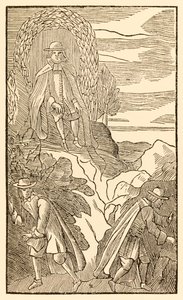 Doivent-ils qui commencent mal finir correctement? de The Pilgrims Progress From This World, To That Which Is To Come par John Bunyan (1628-1688) Le chrétien grimpe la colline de la difficulté en connaissant le bon chemin - Unknown