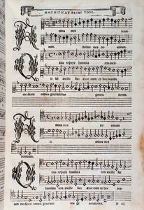 Partition du Magnificat par Giovanni Animuccia