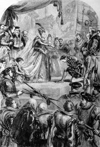 Sir Francis Drake (1540-1596), navigateur anglais anobli par la reine Élisabeth I en 1581. Gravure. - Unknown artist
