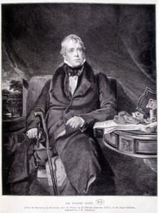 Sir John Walter Scott 1771/1832, écrivain et poète anglais - Unknown artist