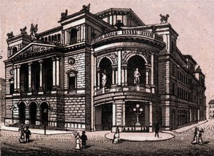 Stadttheater à Vienne en Autriche dans « Le Monde Illustré 168 vues» Non daté (fin du XIXe siècle) - Unknown artist