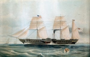 Vapeur British Queen en 1840