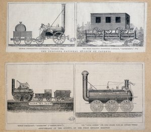 Locomotive « Rocket » de Stephenson - Unknown artist