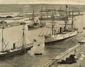 Canal de Suez, Port-Saïd, Égypte