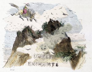 Conte: Le Cheval Enchanté - dans "Mille et Une Nuits", éd. Emile Guérin, raconté par Md Bondet, Paris - Unknown artist