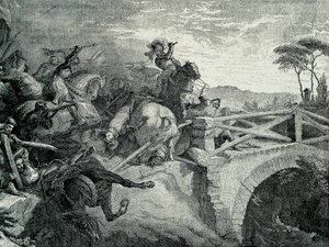 La bataille de Garigliano entre Français et Espagnols pendant la Troisième Guerre d