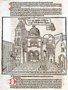 Le Saint-Sépulcre - dans « Les Saintes Pérégrinations » par Bernard de Breydenbach