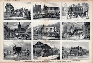Les Omnibus de Paris : leurs transformations au 19ème siècle : le coucou - l