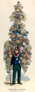 Le marchand de paniers à Paris au XIXe siècle - collection privée - Unknown artist