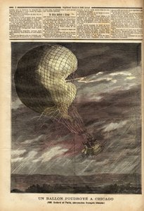 Le ballon captif des Messieurs Godard et Panis, victime d