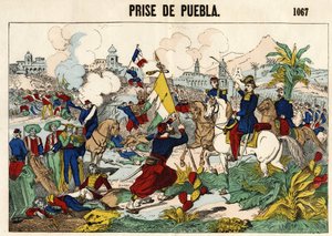 La capture de Puebla le 17 mai - Unknown artist