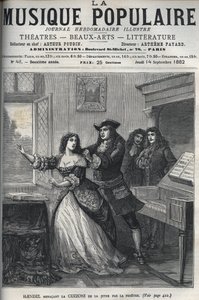 Le compositeur George Frederick Handel (Georg Friedrich Handel) - Unknown artist