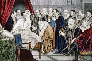 La mort de Calvin (1509 - 1564) le 24/05/1564
