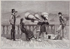 Le mégaphone par Thomas Edison - dans « La Nature » 1878 - Unknown artist