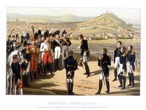 La reddition de Paris : armée russe à Paris