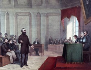 Le procès de Felice Orsini qui a commis l