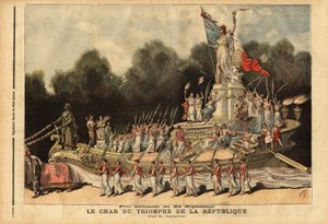 Le char de triomphe de la république
