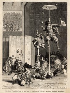 Théâtre des saltimbanques : jongleurs, équilibristes et acrobates, ceux-ci sont typiques de la région d