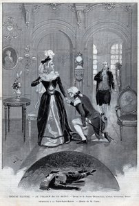 Théâtre illustré - « Le collier de la Reine » (Affaire) drame de Pierre Decourcelle par Alexandre Dumas père - « Le collier de la Reine » pièce en 5 actes et 13 tableaux, Paris, 31 janvier 1895, Théâtre de la Porte-Saint-Martin - Unknown artist