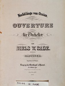 Page de titre de la partition de Souvenirs d