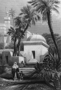 Tombes des habitants maures dans un cimetière d