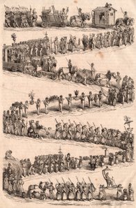 Procession traditionnelle lors de la fête des vignerons à Vevey en Suisse - Unknown