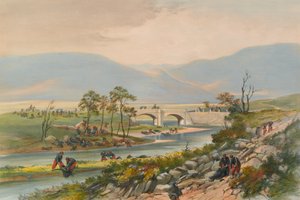 ?Pont de Traktir après la bataille de Tchernaya?, 1855