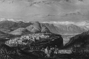 Vue de Constantine au 19ème siècle, dans L