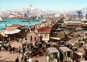 Vue de Constantinople. Photochrome v. 1890.