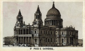 Vue de la cathédrale Saint-Paul à Londres, Angleterre