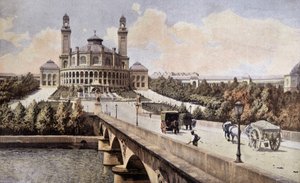 Vue du Palais du Trocadéro (Paris) en 1898 - Unknown artist