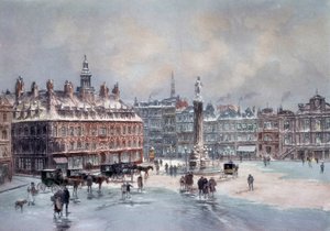 Vue de la grande place de Lille