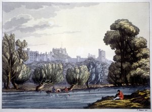 Château de Windsor sur la Tamise.